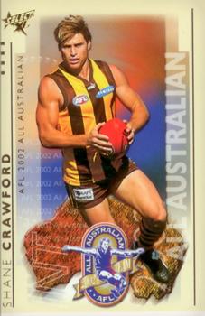 2003 Select XL AFL - All Australian #AA19 Shane Crawford Front